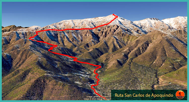 Cerro Provincia - Ruta San Carlos de Apoquindo